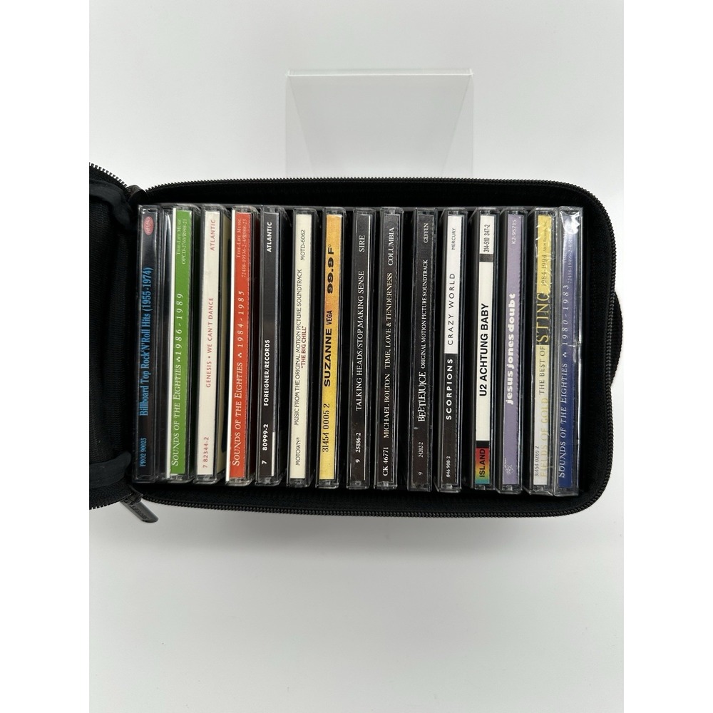 Sounds of the Eighties Best Of CD Lot of 15 Atlantic Rock/Pop U2 Sting